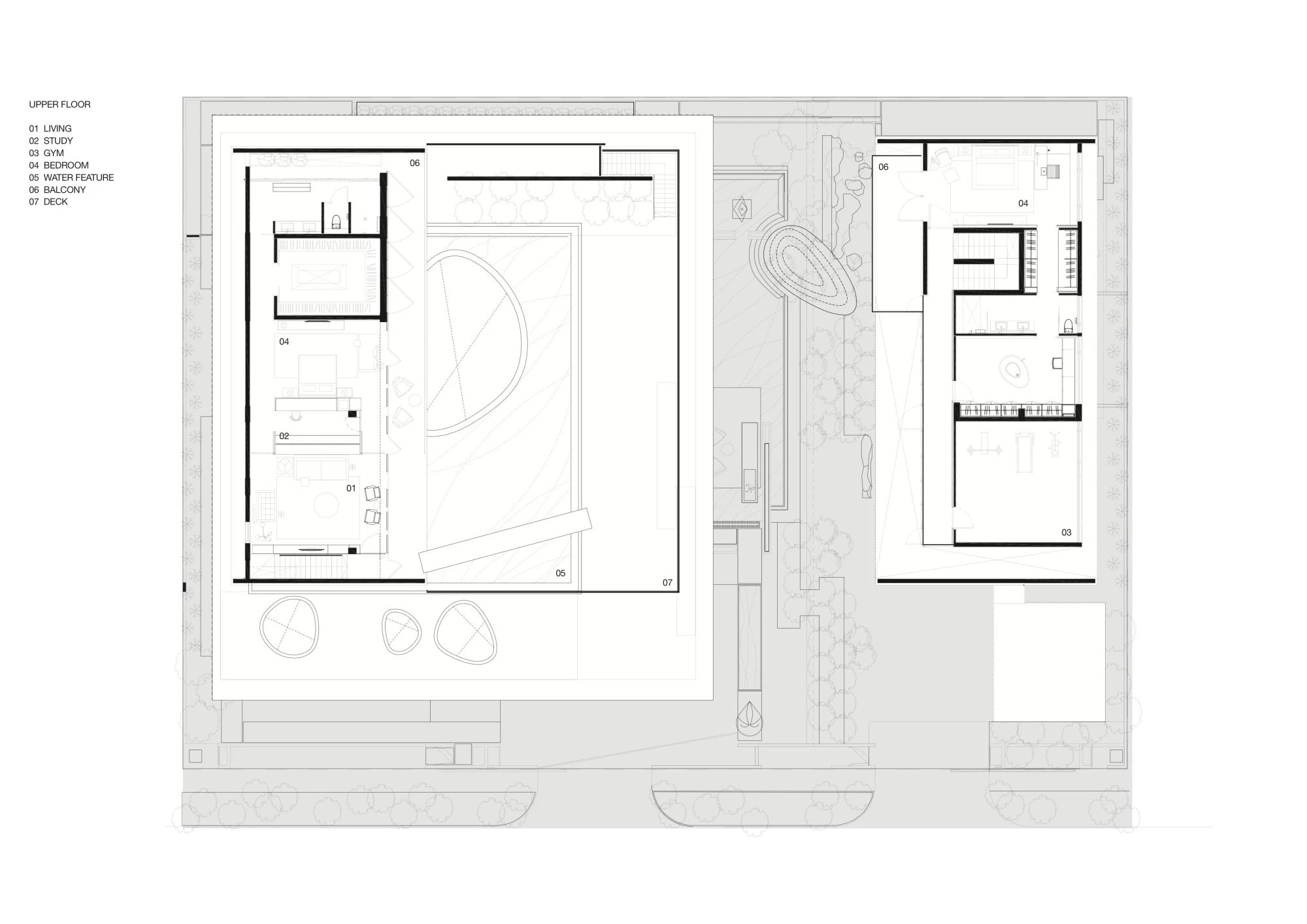 Architectural drawing of The Wall House (Image: FARM)