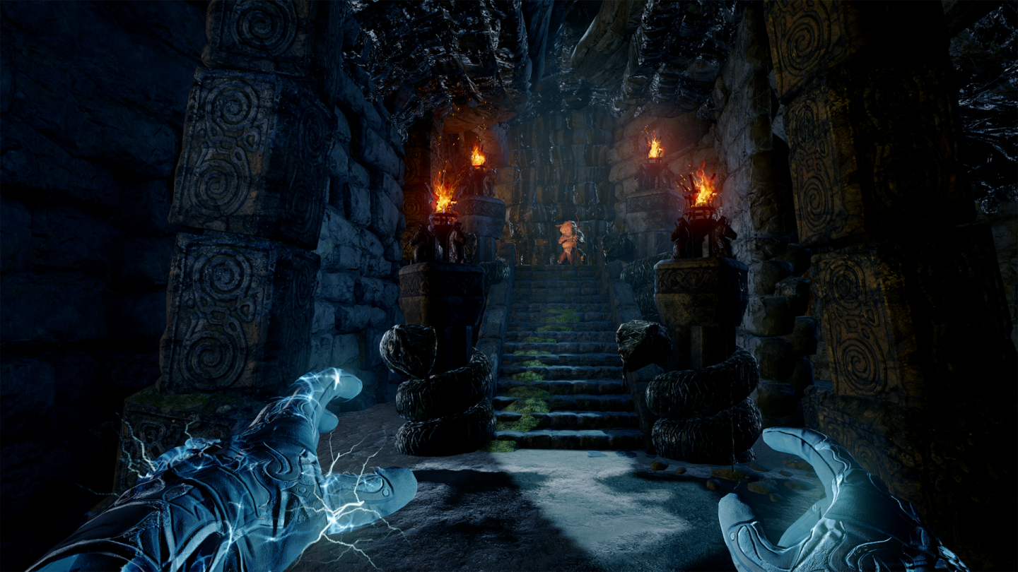 You'll notice the visuals and environmental details pushing much farther than what we saw in 2016 VR games