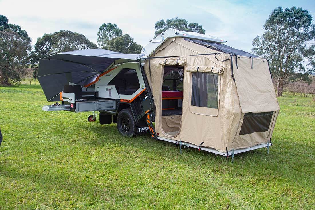 Track Tvan MK5 with tent set up