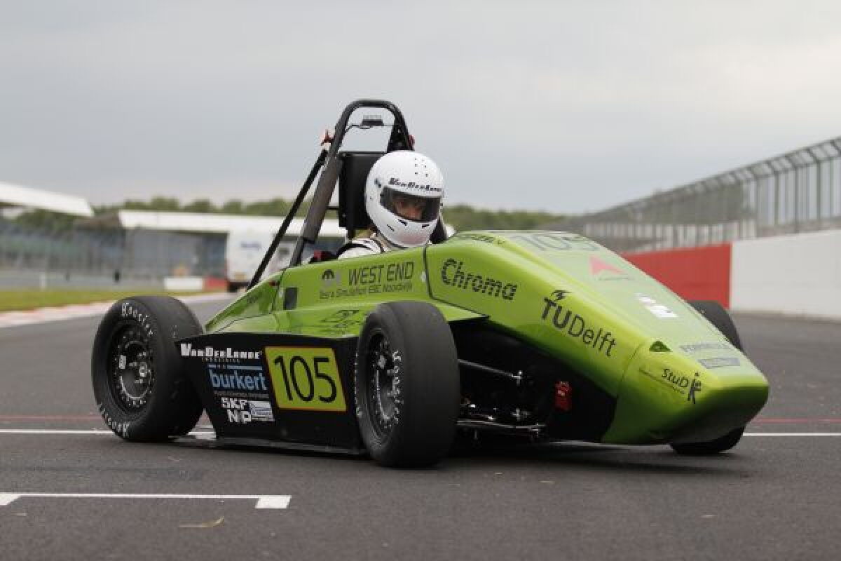 Hydrogen Powered Race Car Takes On Petrol Powered Competitors