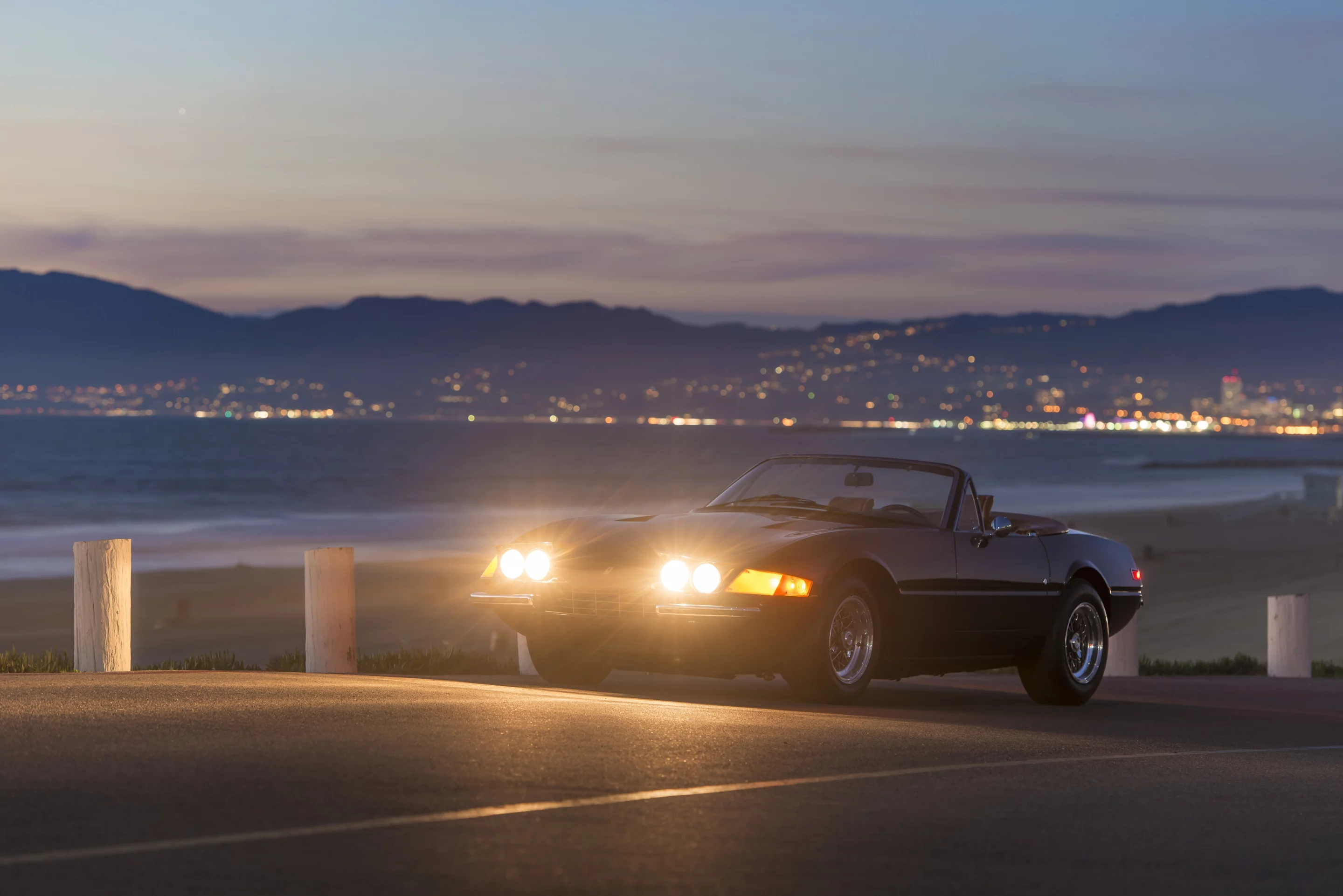This 1972 Ferrari 365 GTB/4 Daytona Spider by Scaglietti was estimated to sell for $3,000,000 to $3,500,000 and sold for $3,300,000Official Auction Page