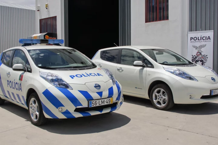 Portugal now has a fleet of eight Leaf police cars