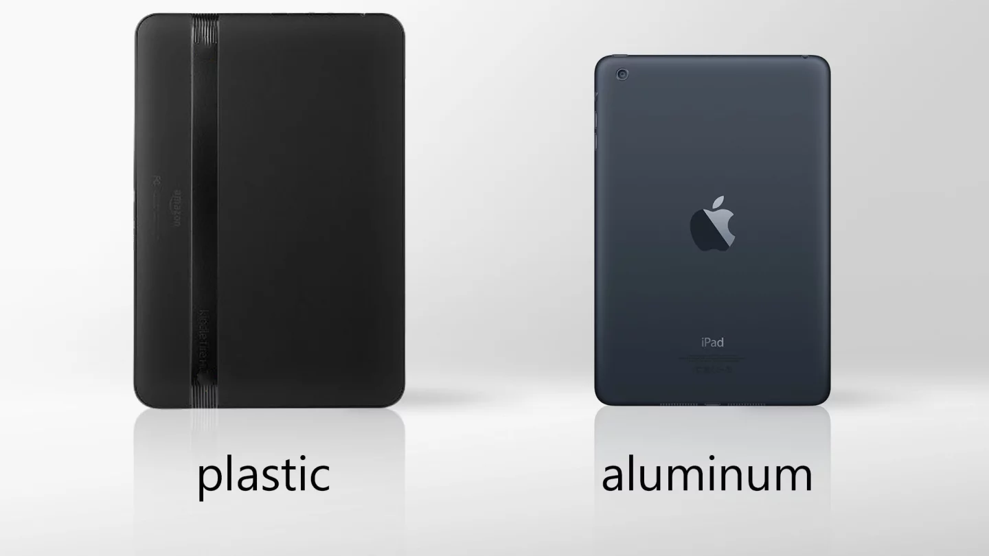 We don't have any problems with plastic, but Apple's build materials have an extra premium allure