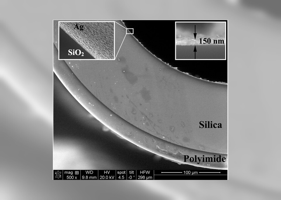 A polymer deposited on the outer layer of the fiber allows the antenna to be put through the wash without being damaged