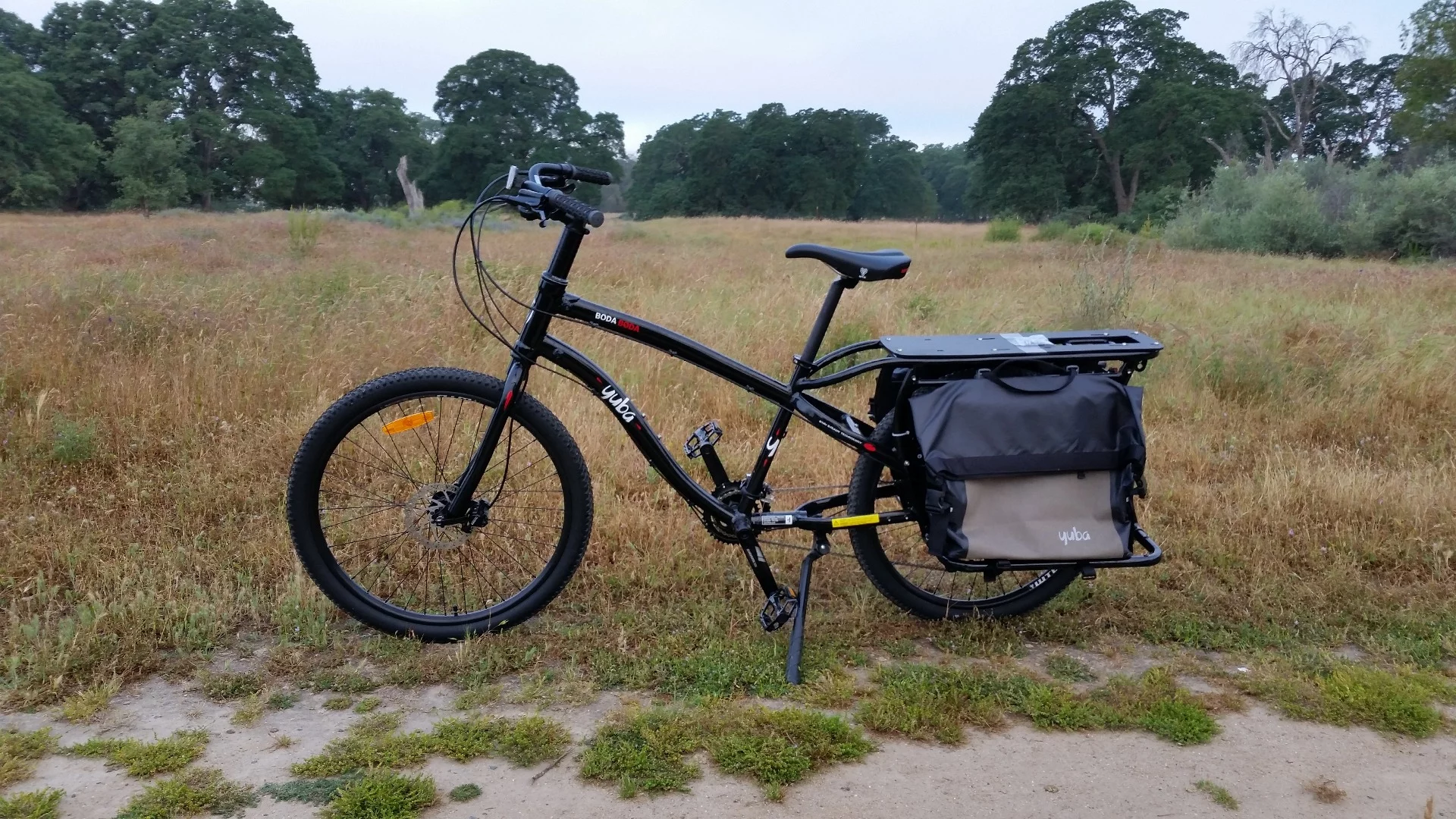 The Yuba Boda Boda All-Terrain is comfortable on dirt tracks and concrete