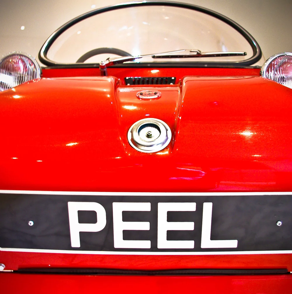 The three-wheeled Peel Trident microcar
