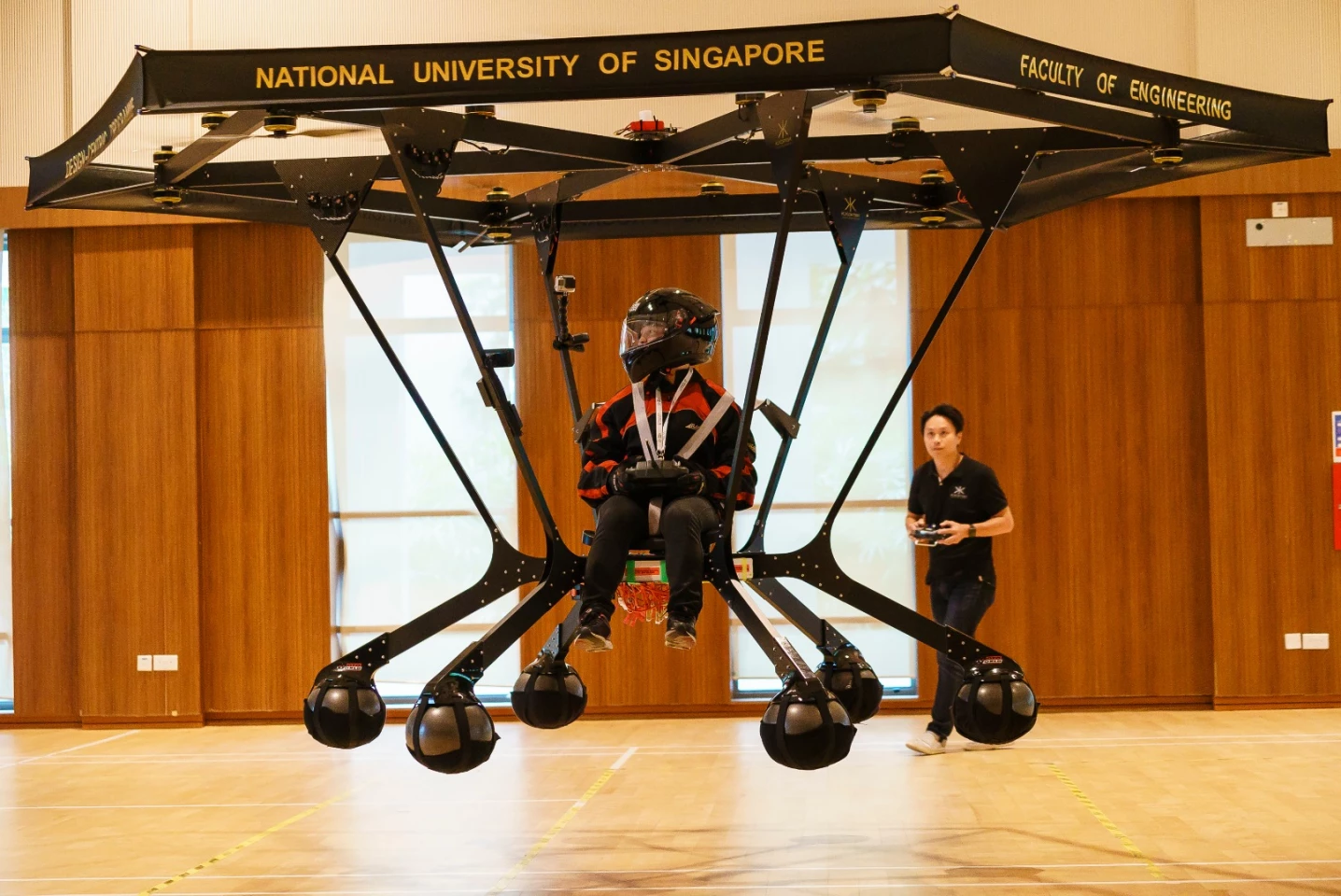 The pilot can adjust pitch, roll and yaw, as well as thrust, but the craft also offers a number of automated flight modes, including altitude hold, loiter and position hold