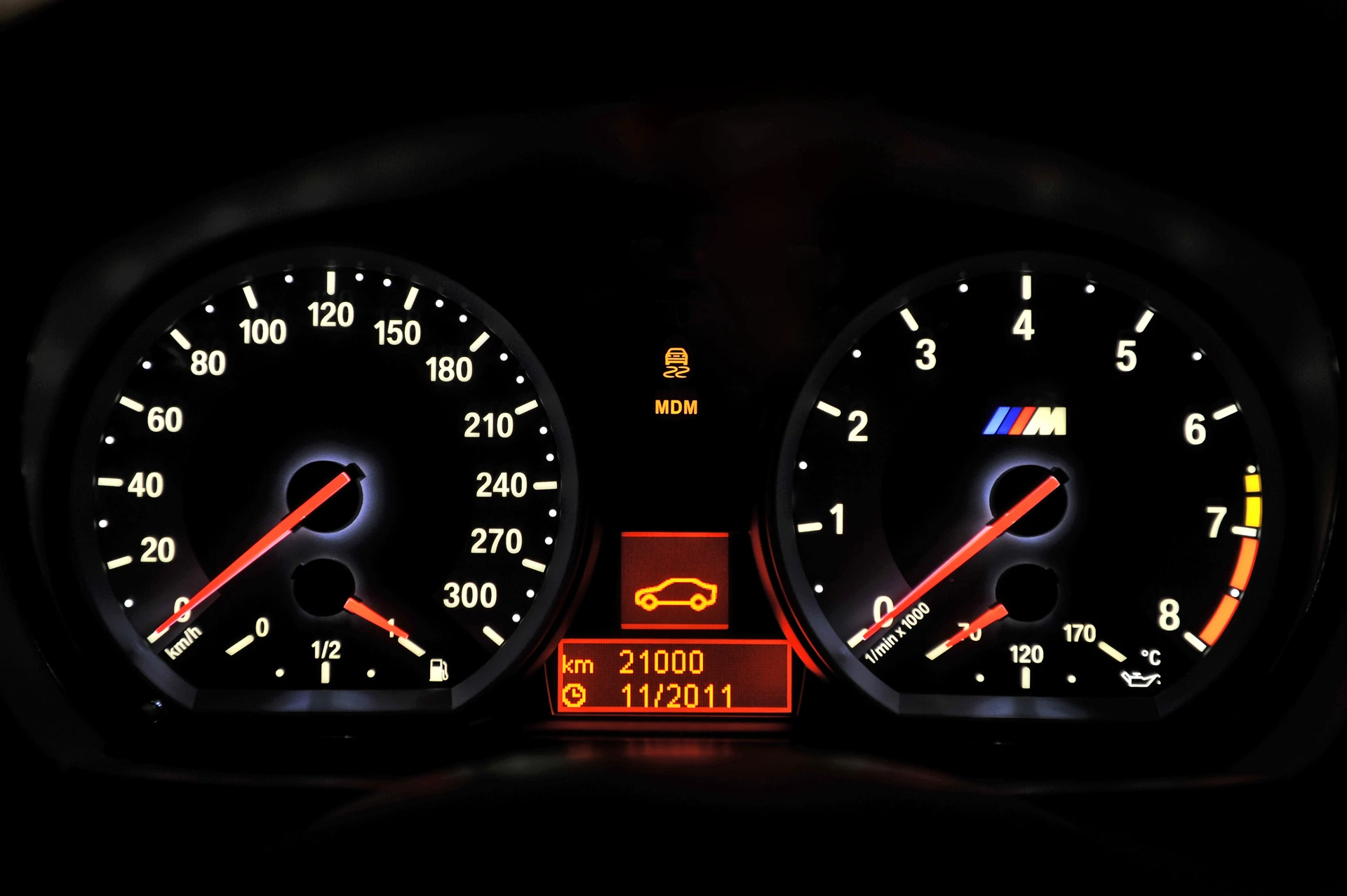 The BMW 1 Series M Coupe dashboard