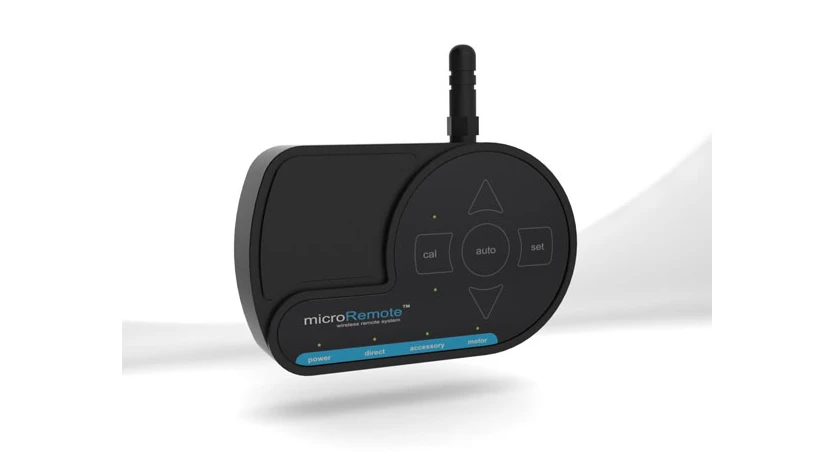 The MicroRemote base station includes a built-in radio for wireless operation