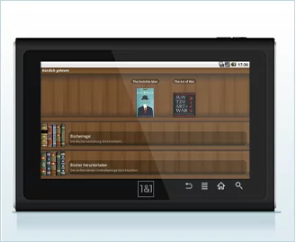 Of course the device can also be used as a color e-Reader