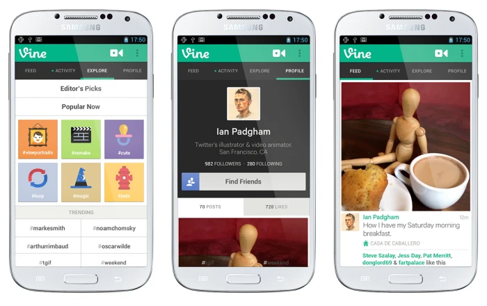 Twitter released Vine for Android devices earlier today