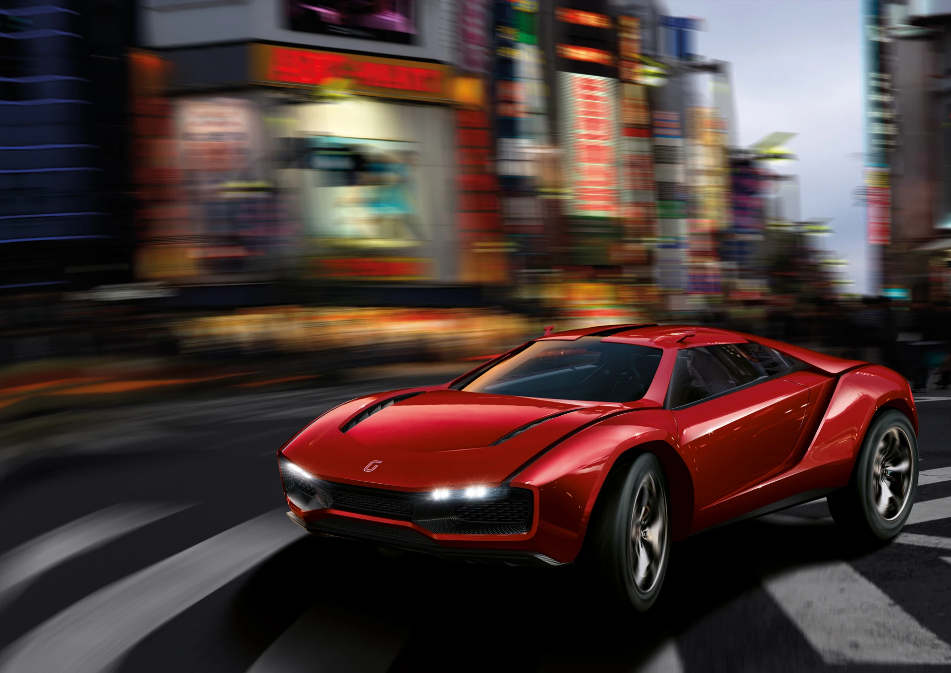 The Giugiaro Parkour coupé is still a concept at this stage