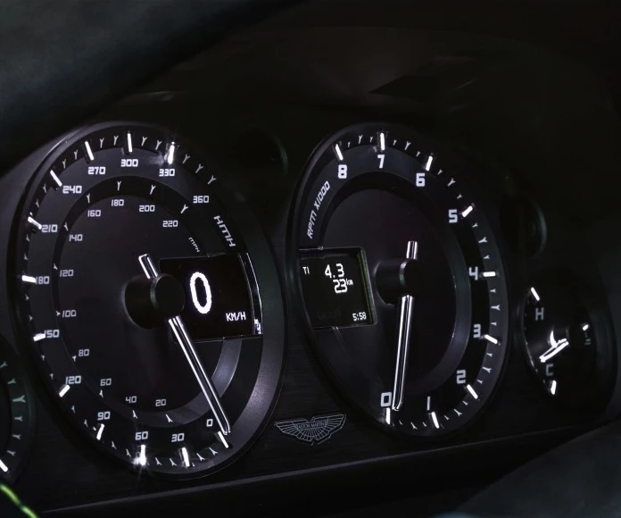The Vantage N430 dash