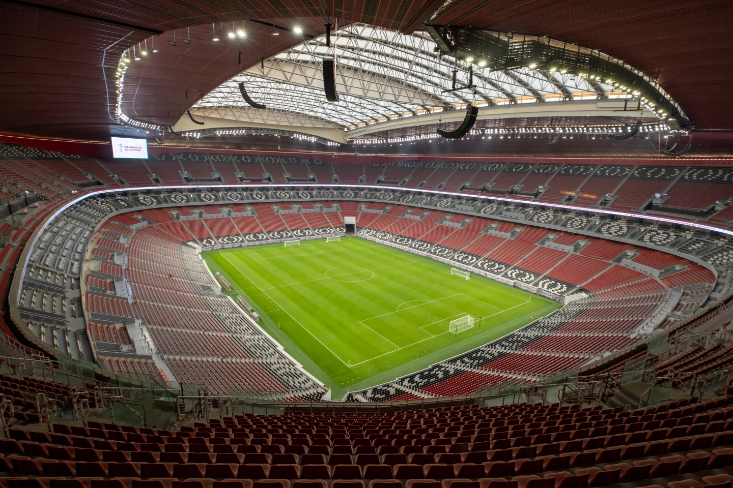 The Al Bayt Stadium has a total capacity of 60,000 people