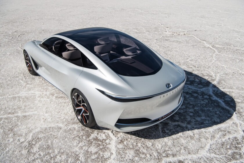 The sexy rear aspect of the Q Inspiration concept shown at Detroit earlier this year