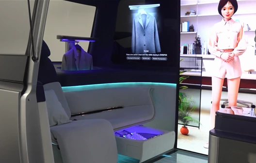 LG has included it Styler closet technology, which refreshes clothing and footwear placed within