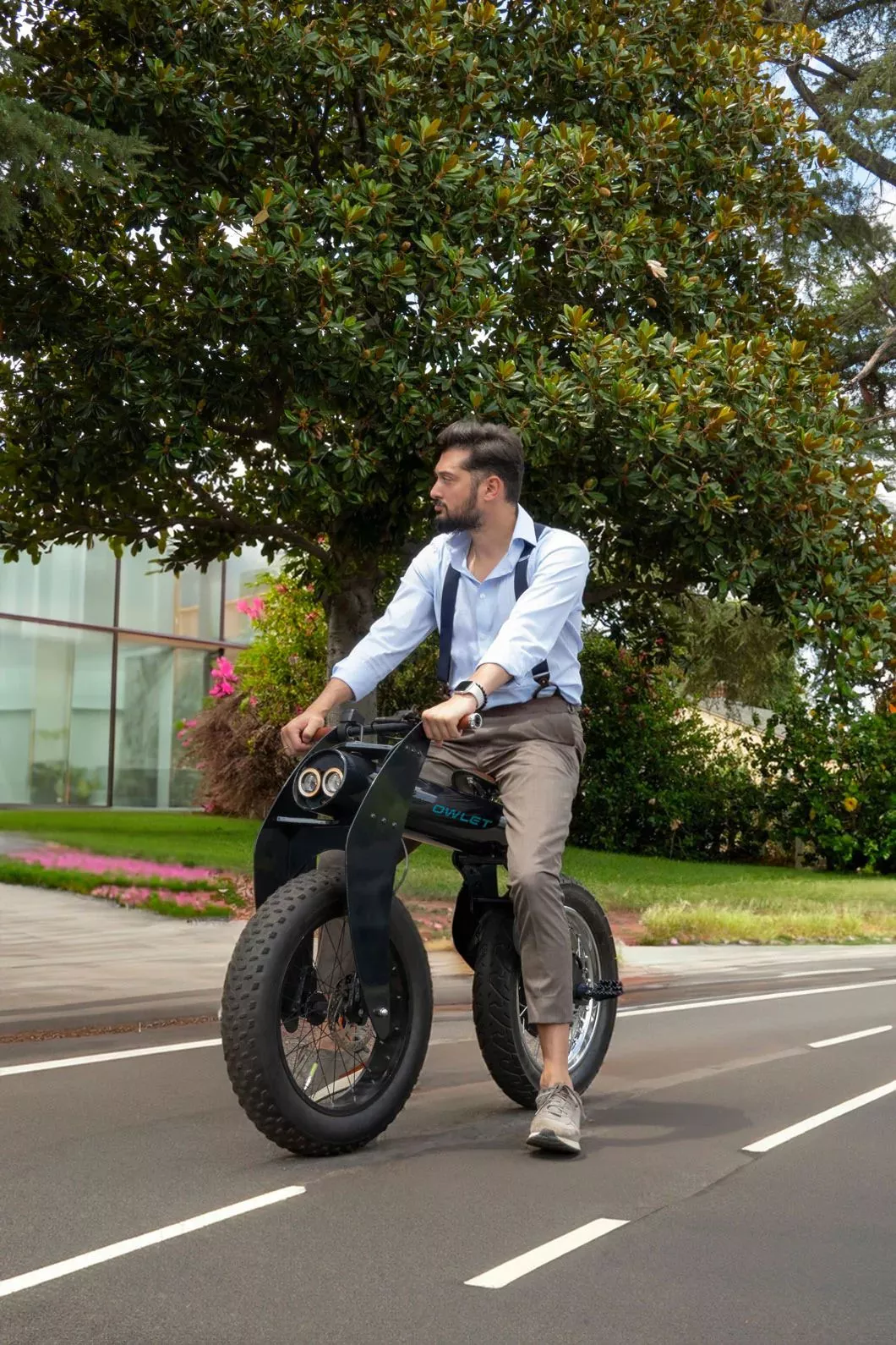 Owlet's Denys Krutko takes the One for a test ride