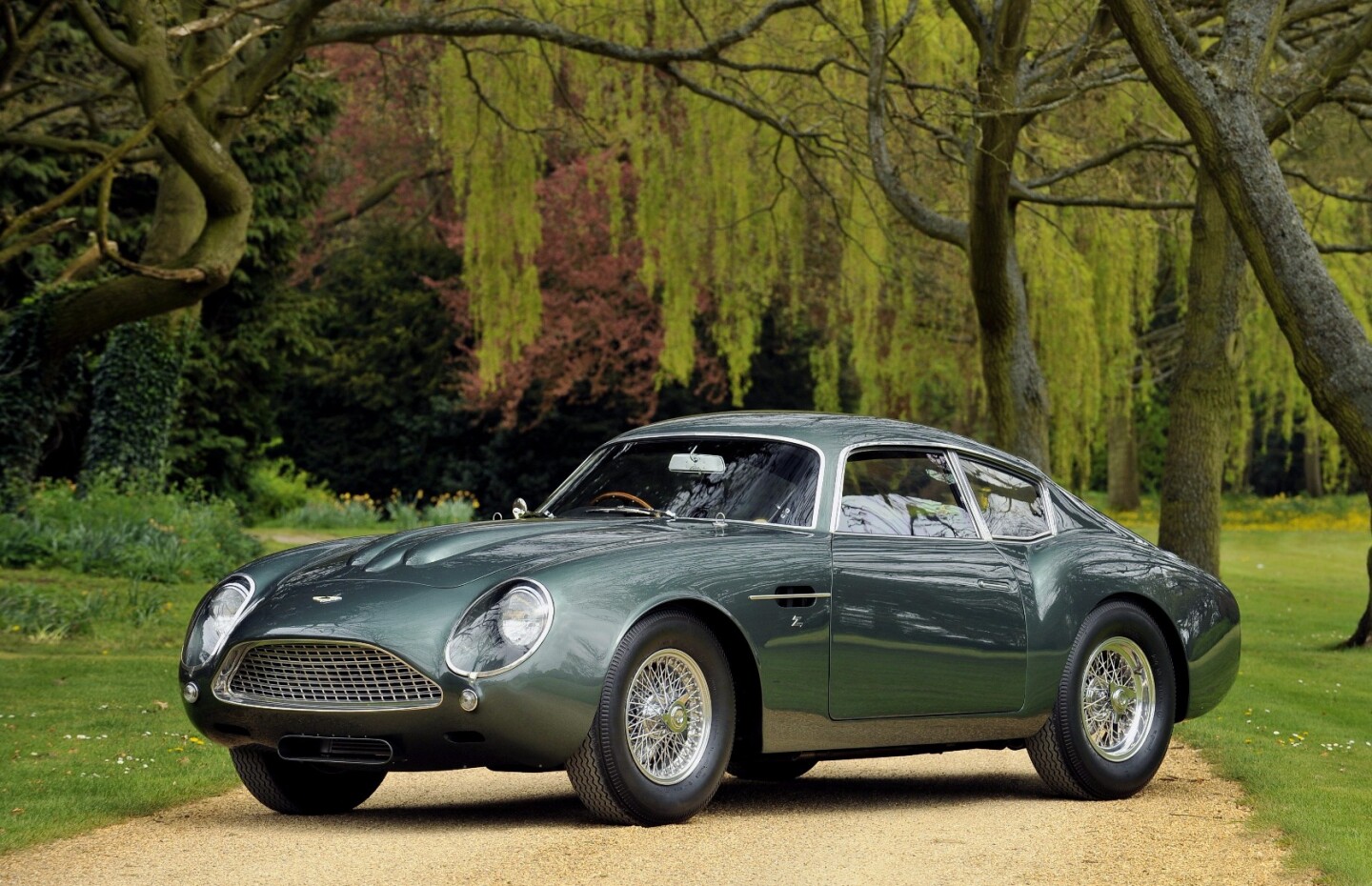 The Aston Martin DB4 GT Zagato was introduced at the London Motor Show in October 1960, being a lightened 314 hp (234 kW) DB4 GT with Zagato styling. It was timed at 153.5 mph (247 km/h) making it the fastest production car to that time, though whether it qualifies as a production car considering only 19 were built at the time is the main issue.