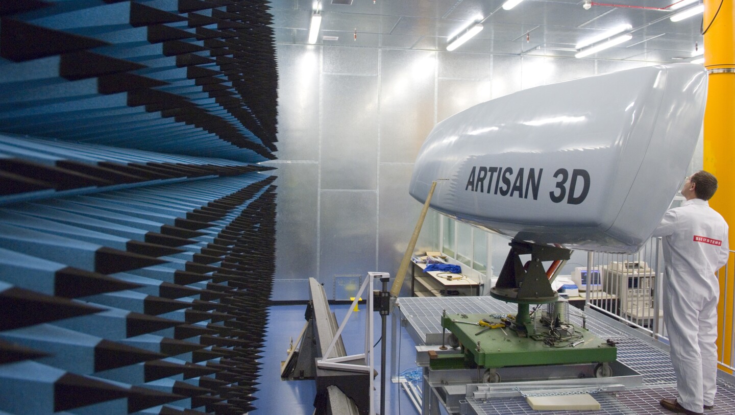 Artisan 3D Medium Range Radar Type 997 testing