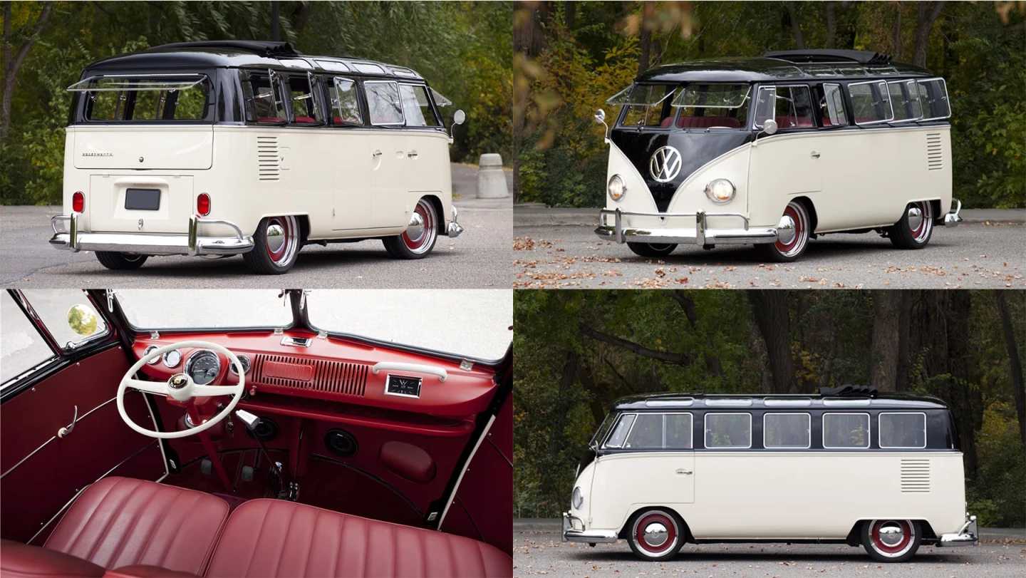 On January 21, 2017, this 21-window Volkswagen Samba sold for $302,500, becoming the most valuable Volkswagen Samba van ever sold at auction.