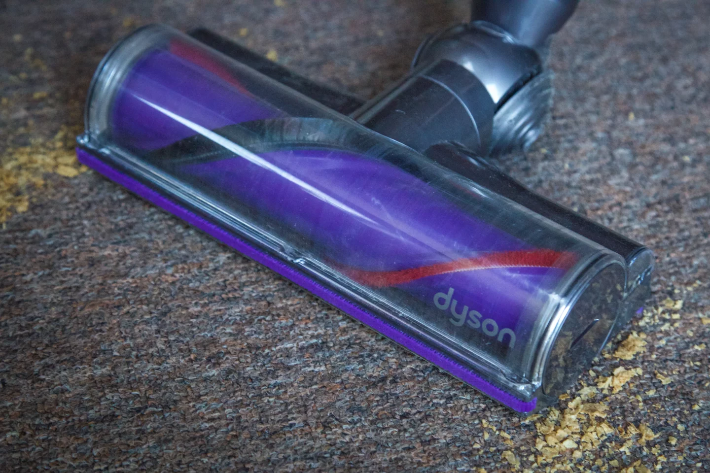 The V10 makes short work of all kinds of mess