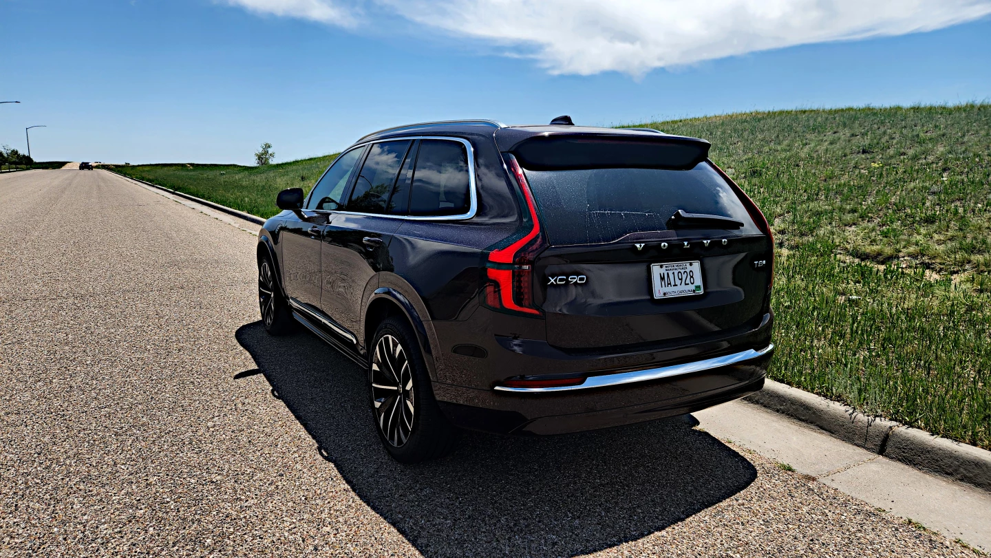 The third row and cargo space for the 2025 Volvo XC90 are pretty average for the segment