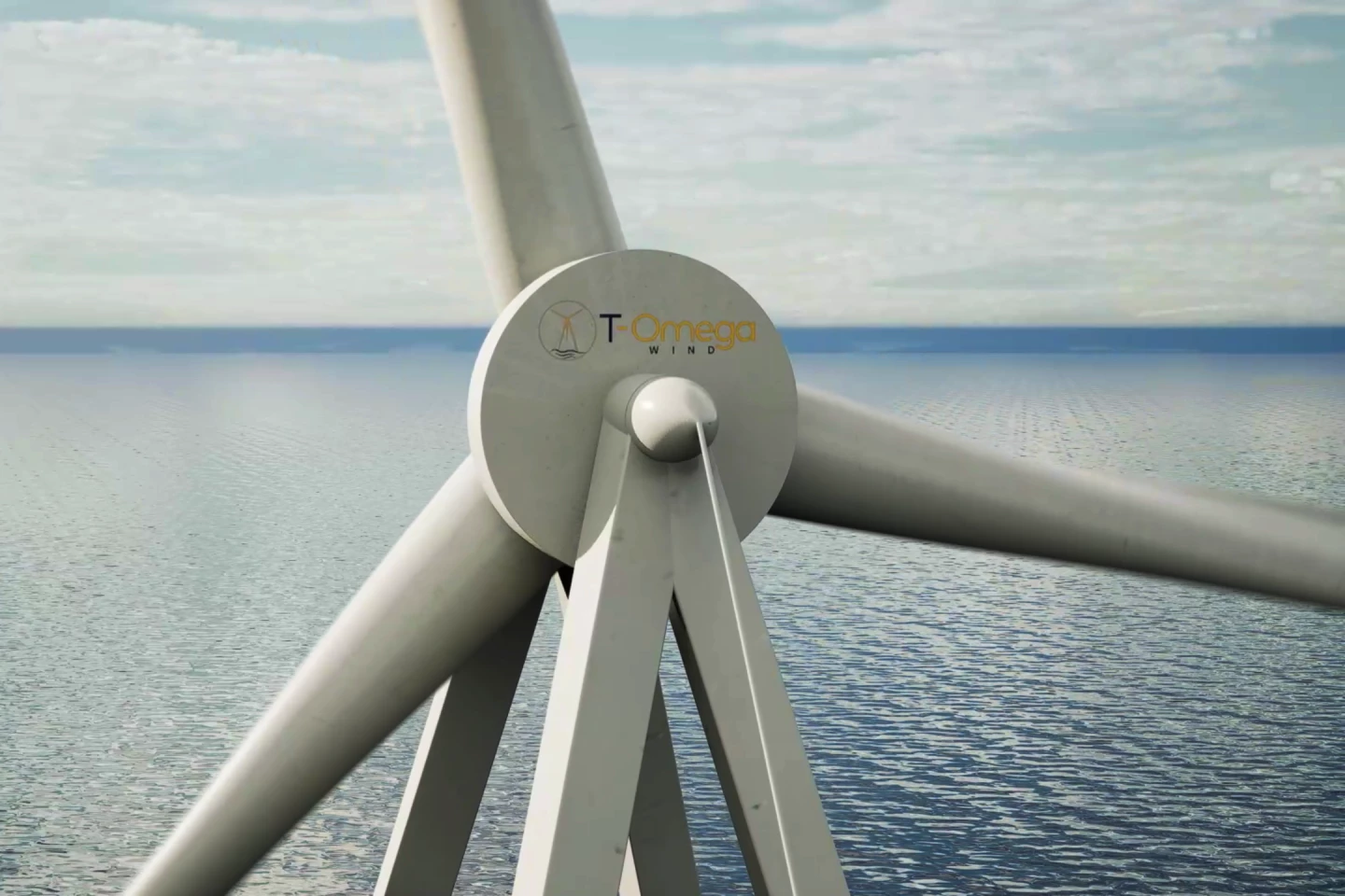 Supporting the turbine at both ends means T-Omega can get away with much simpler, cheaper, lighter generators and support structures