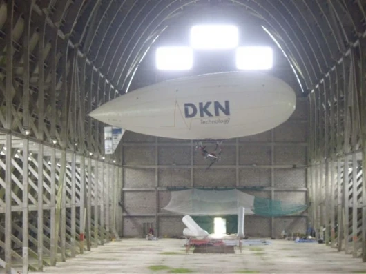 Stephane Rousson's Zeppy - pedal-powered airship.