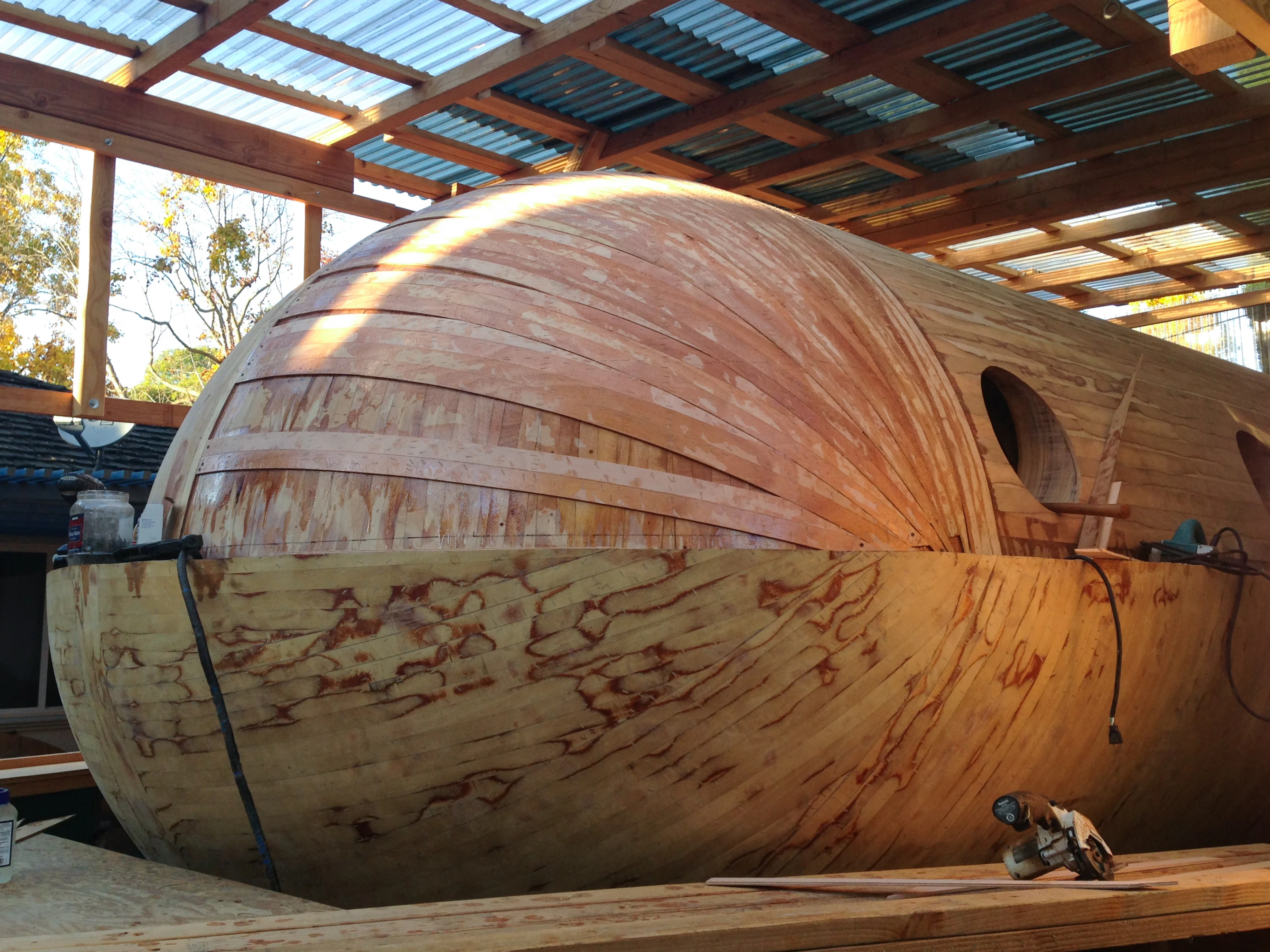 The exterior beginning to take shape (Photo: Chris Robinson)
