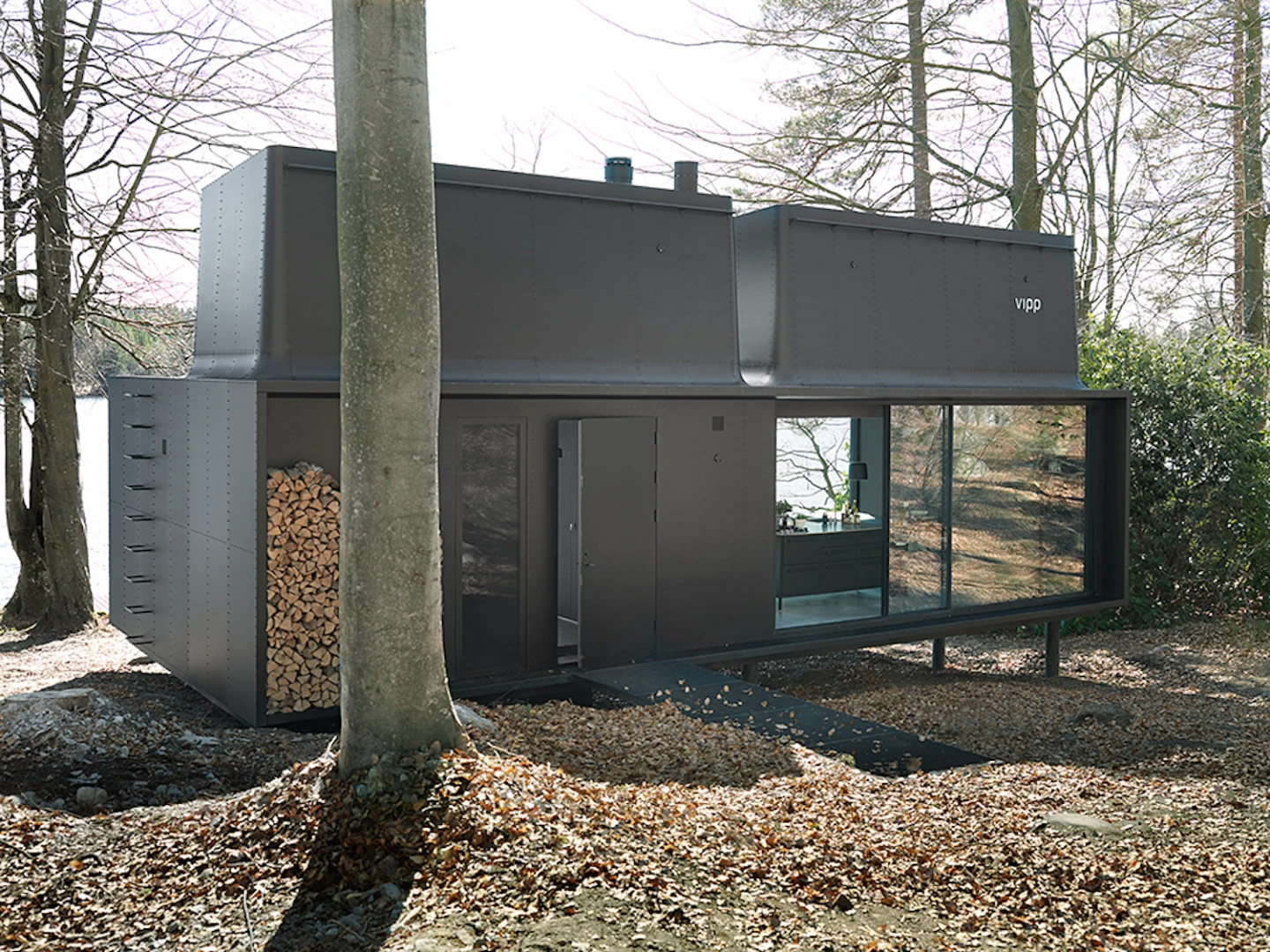 Spending a night in the Vipp Shelter shown will set you back €1,000 (US$1,150), per night