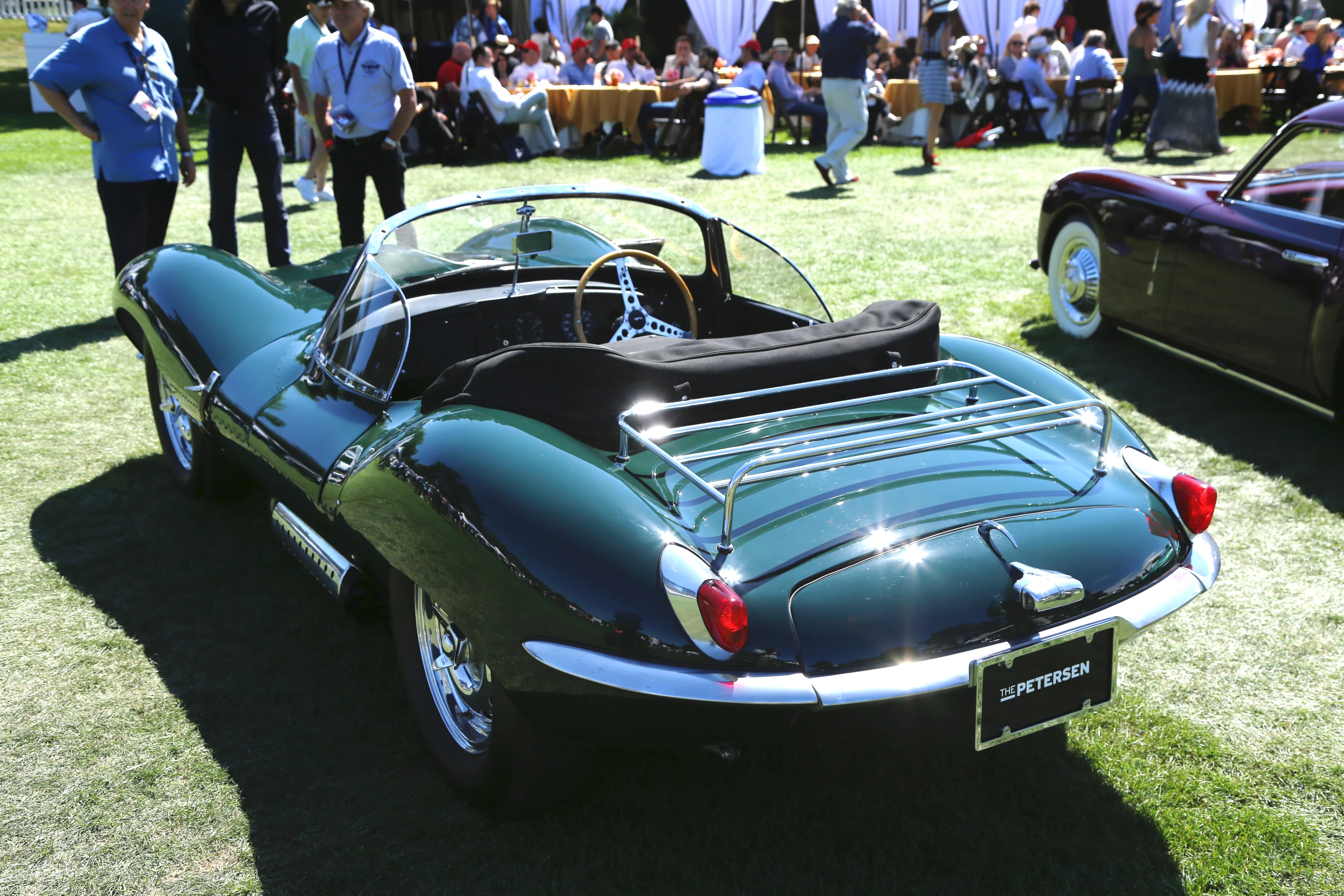The 1956 Jaguar XKSS, formerly owned Steve McQueen, was also the predecessor to the iconic E-type (Photo: Angus MacKenzie/Gizmag.com)