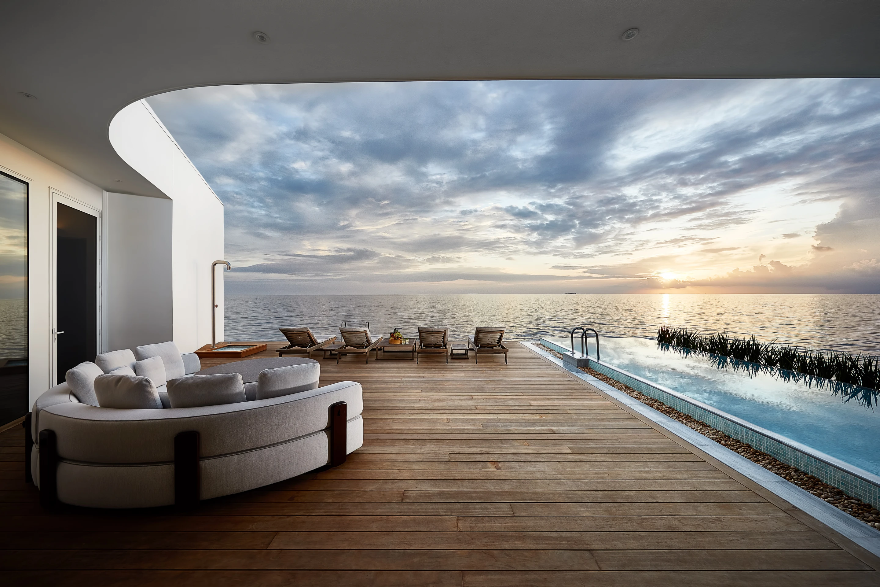 The Muraka can accommodate up to nine guests
