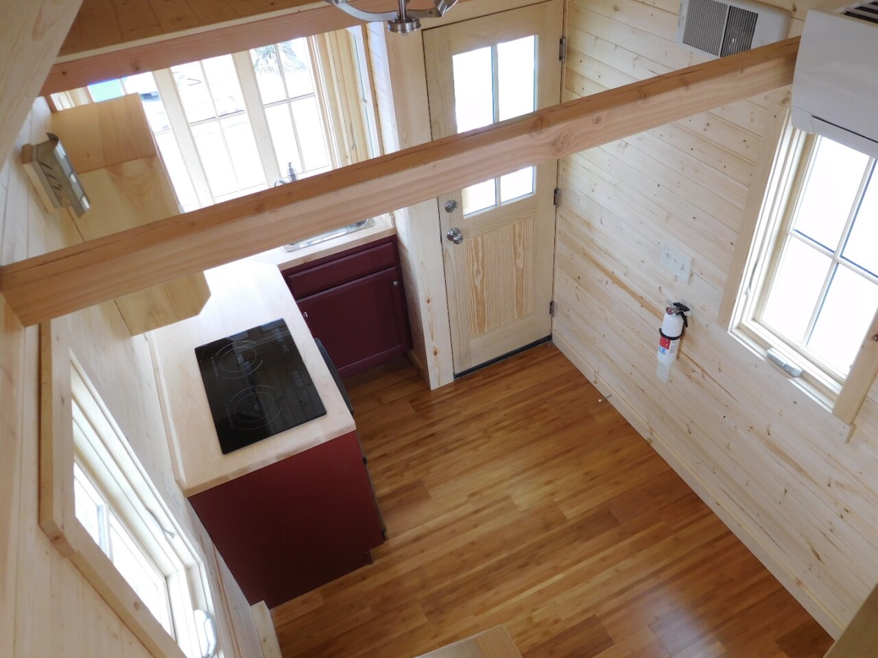 The tiny houses range in size from 175 – 260 sq ft (16.2 – 24.15 sq m)