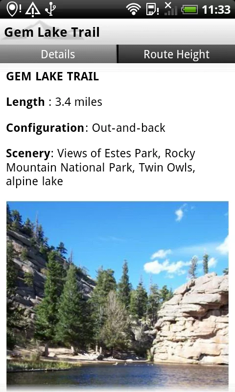 Trail guides include information and pictures