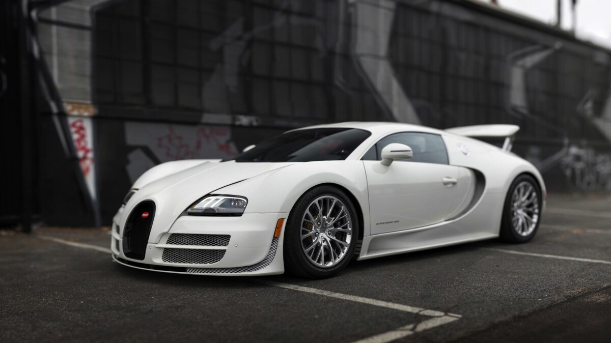 They don't come much more exclusive than this. It's number #300 of the 300 Veyron coupes built, and one of just eight US-specification Veyron 16.4 Super Sports built. It produces 1,200 horsepower and has a top speed of 258 mph, and was displayed by Bugatti at the 2015 Geneva Motor Show. With only 308 miles from new on the odometer, it was sold with a unique pre-owned warranty from Bugatti, including two years of service and a set of complementary tires, fetching $2.31 million.