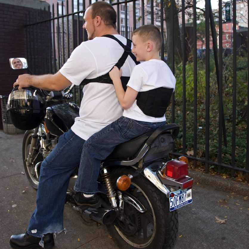 MotoGrip is designed to let motorcycle passengers hang on better