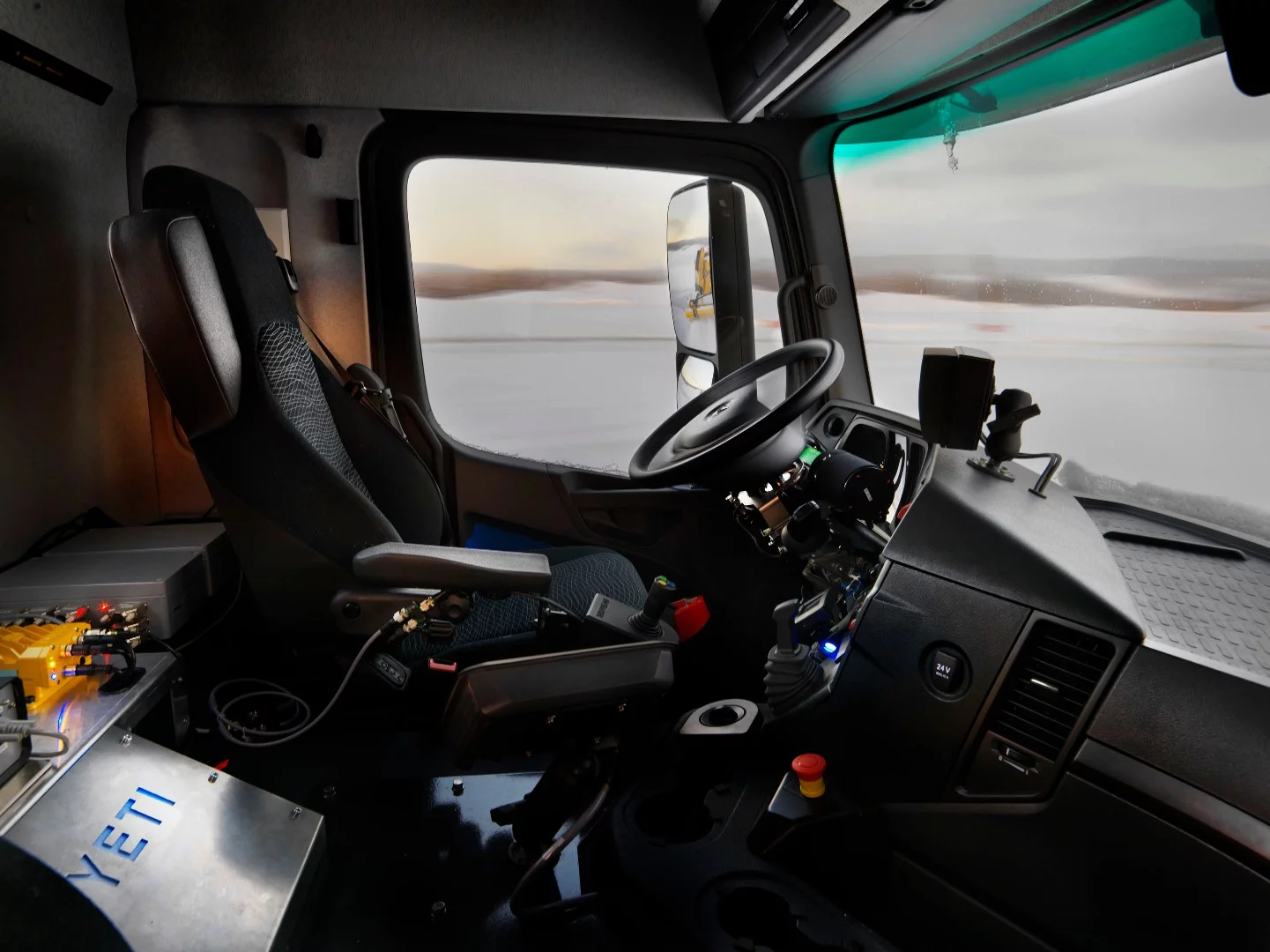 The Yeti is an autonomous snowplow