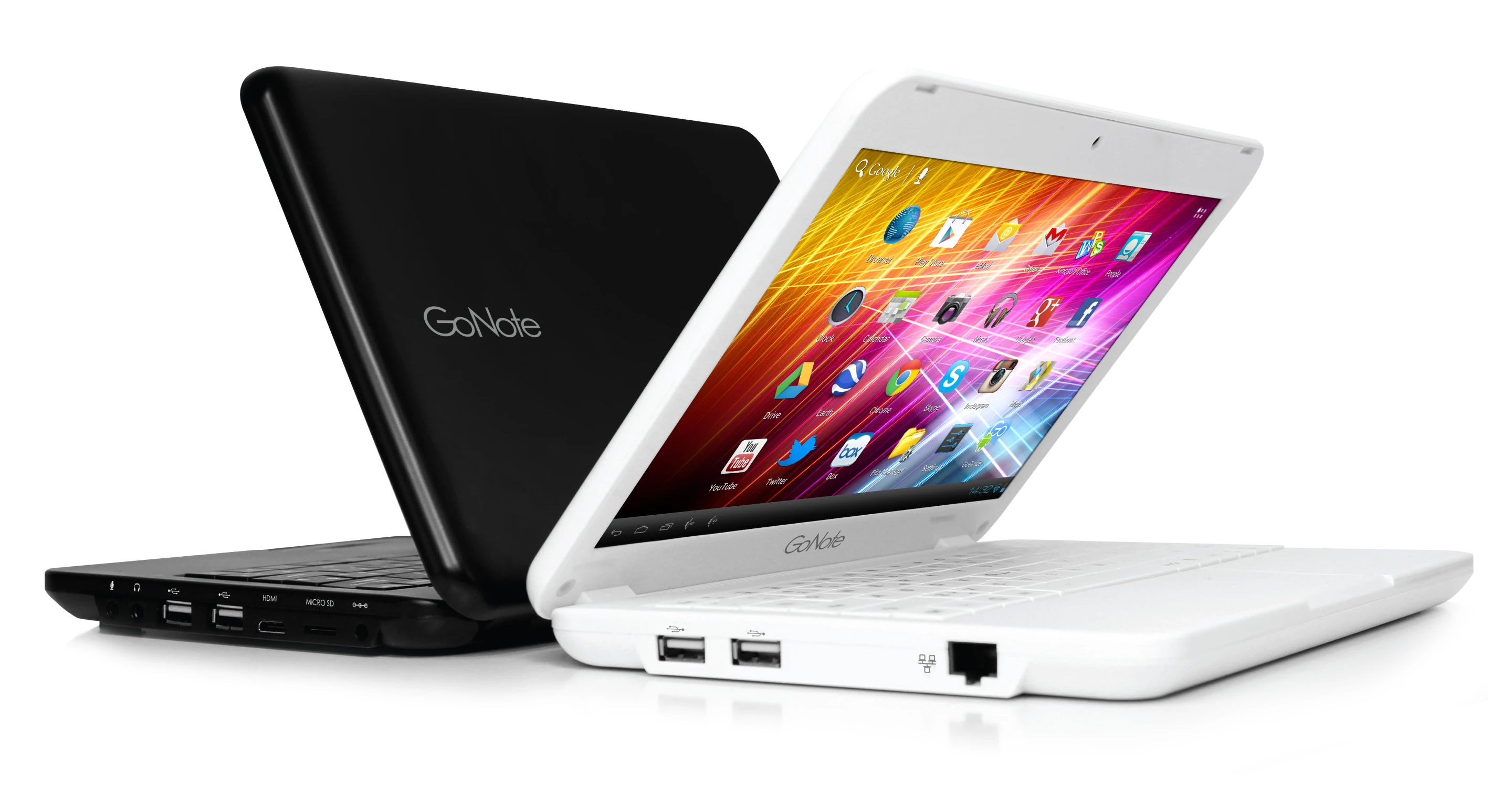 The GoNote features a 1.2 GHz ARM RK2918 processor supported by 1 GB of DDR3 memory and 8 GB of solid state storage with microSD expansion