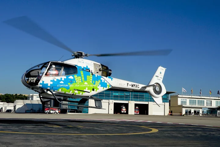 The new engine made its first flight in an H120 helicopter