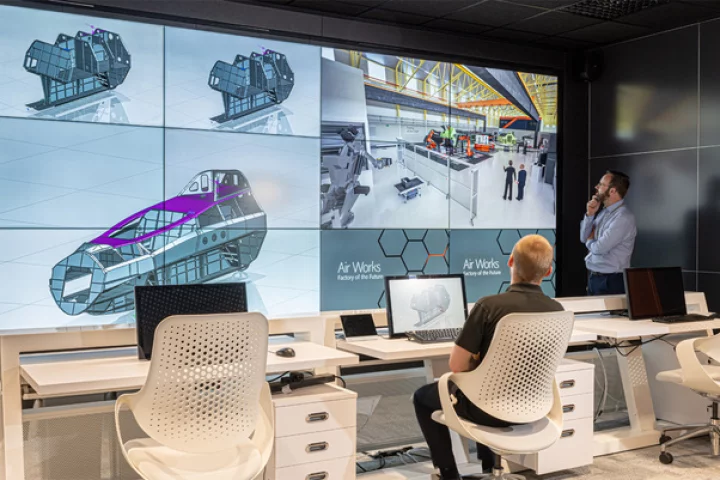 The virtual office is central to BAE Systems' smart factory