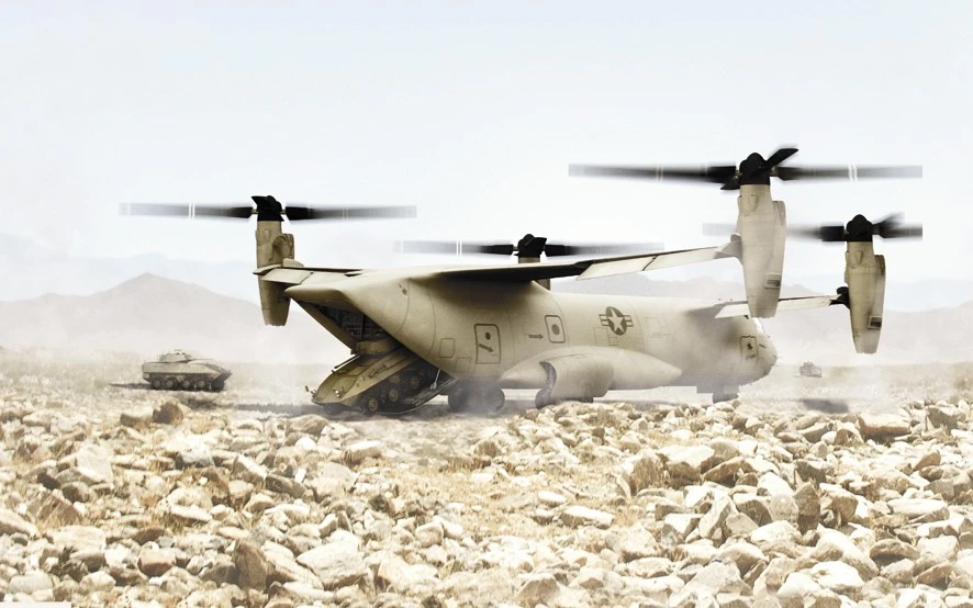 The quad tilt-rotor version