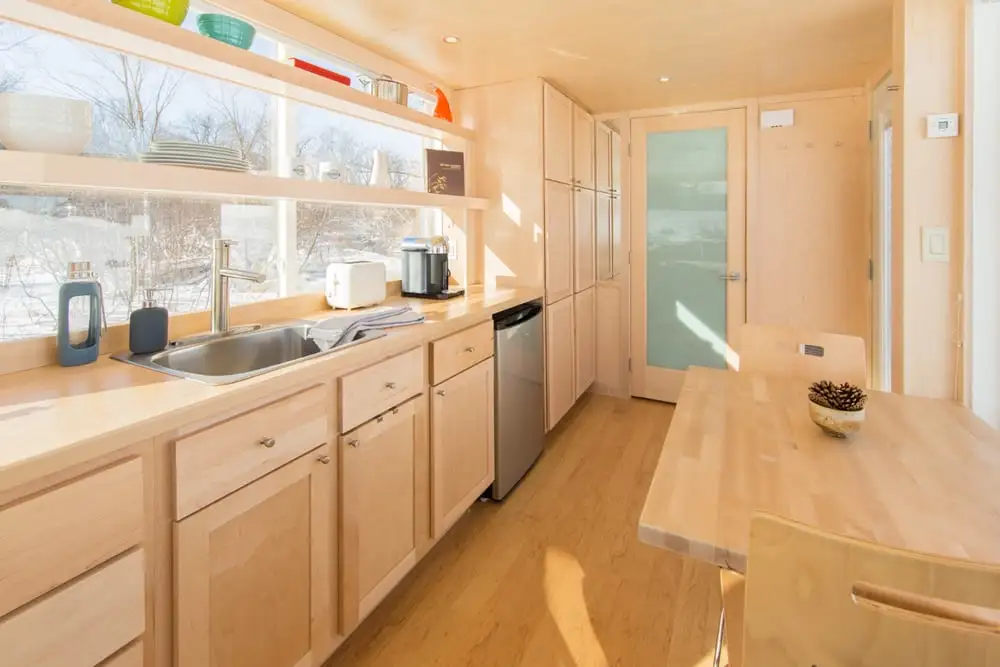 Shot of the Vista's kitchen area
