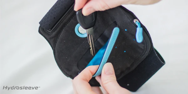 There's a small pocket in the face of the pouch for the storage of mini snacks or accessories