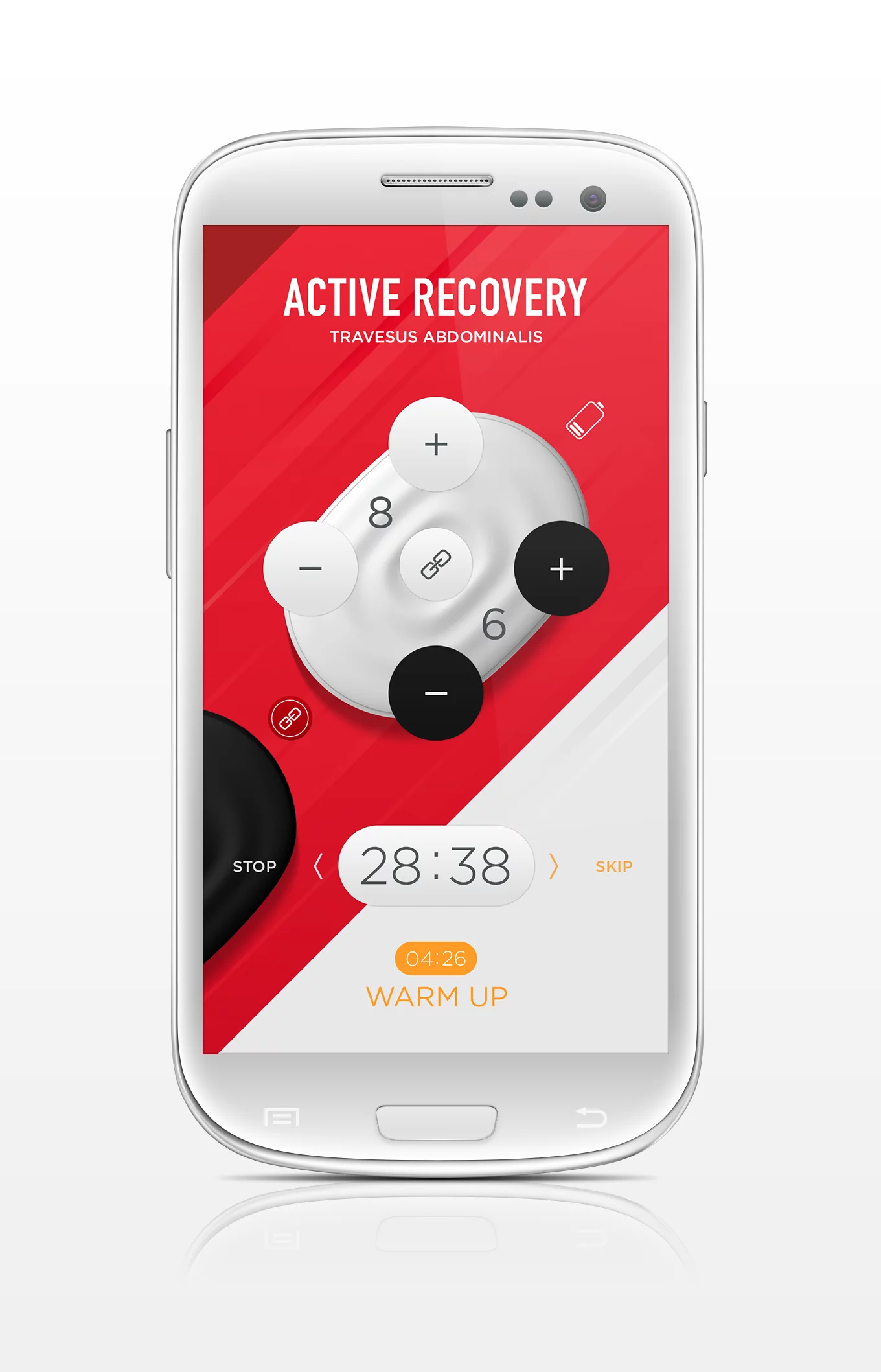 A shot of the SmartMio companion app
