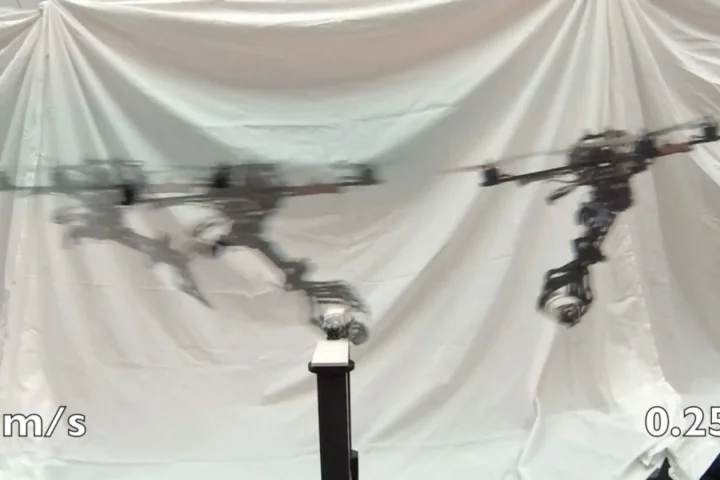 Researchers at UPenn's GRASP Lab have replicated how a bird of prey grasps objects mid-flight