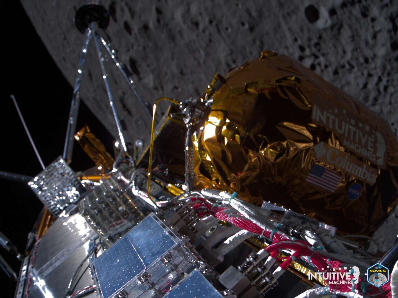 Image of the Moon nfrom IM-1