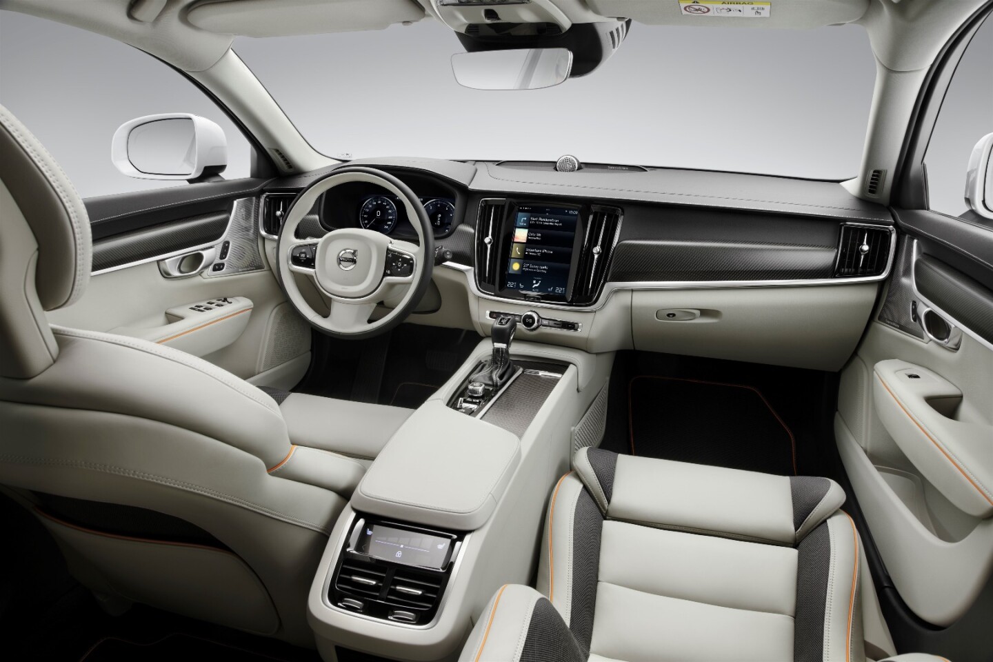 Interior of the V90 Cross Country Volvo Ocean Race