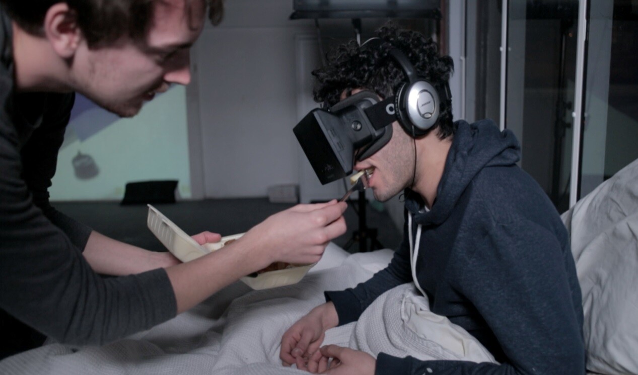 For the "Seeing I" project, Mark Farid will isolate himself in a small room, equipped with nothing but a bed, toilet and shower