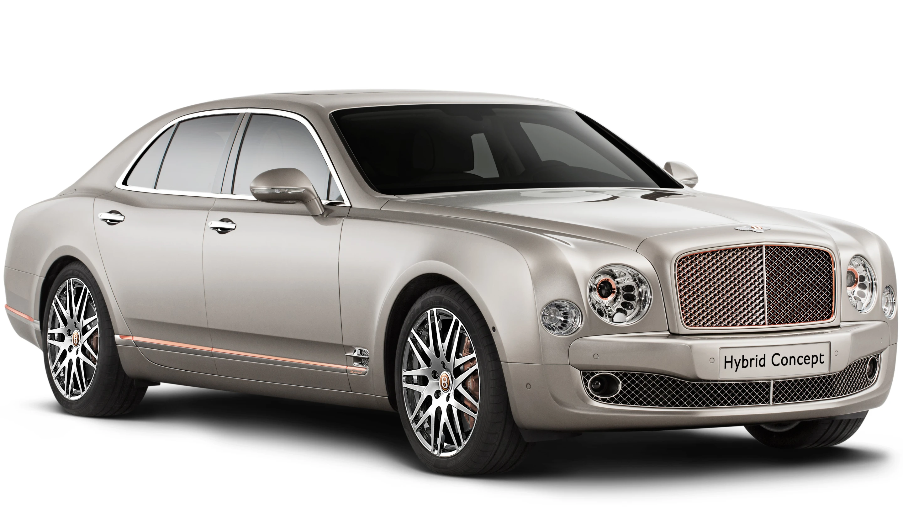 The Bentley Hybrid Concept is the first step in Bentley's plan of offering hybrid powertrains across its line