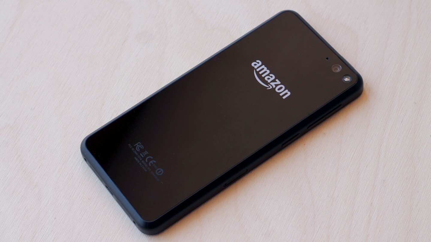 The Fire Phone has a glass back, and looks more than a little like 2012's Nexus 4